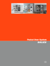 Salice Pocket Door Front Cover Kit, Grey, YE55KIT0201