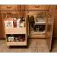 KitchenMate Blind Corner Caddy with Swing-Out Motion Maple Omega National P0650MNL1