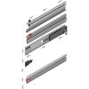 REVEGO Duo Pocket Profile Set with TIP-ON  450mm Right Hand Aluminum Blum 802P450D.R2
