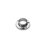 Lavi 44-510/1H, Bar Railing Wall Flange, Stainless Steel, 3 Dia. x 1-1/4 H, Fits Railing dia.: 1-1/2, Satin Stainless Steel