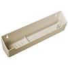 Plastic Sink Front Try with Ring Organizer 11" White Knape and Vogt PSF11RS-W