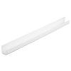 Extruded Sink Front Tray Cut-to-Size 34" White Knape and Vogt XSF34-10-W
