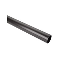 Aluminum Round Closet Rod 1-5/16" Dia X 96" Matte Black WE Preferred 53435 51 023