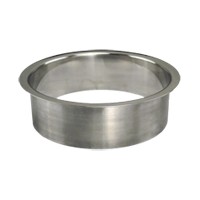Hardware Concepts 6124-279, Round Stainless Steel 1-Piece, Trash Grommet, Bore Hole: 4in dia., Polished Stainless Steel