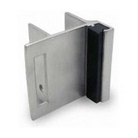 Jacknob 5113, Toilet Door Stainless Steel Strikes/Keepers for In-Swing Doors, Stainless Steel