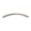Steel Collection Pull 128mm Center to Center Satin Nickel WE Preferred STBOW128-SN