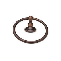 Savannah Towel Ring 8-5/16" Long Venetian Bronze Harney Hardware 1610408