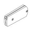 Kinvaro D-S Flap Stay with Front Holder and Fixing Screws 40N Springs White Grass F053139664607