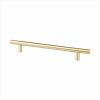 Steel Collection Pull 160mm Center to Center Satin Champagne WE Preferred BAR160-SCP