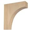 10" Contemporary Overhang Bar Bracket Corbel Maple WE Preferred SZDW11117MA