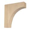 10" Contemporary Overhang Bar Bracket Corbel Maple WE Preferred SZDW11118MA