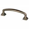 Tailored Traditional Pull 96mm Center to Center Verona Bronze Berenson 1279-10VB-P