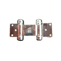Bommer 1515-603, Louver Door Spring Hinge, Double Acting, Light Duty for 1-1/8 - 1-1/2 Thick Doors, Dull Zinc