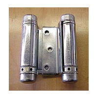 Bommer 3029-4-603, 4in Gate/Spring Hinges, Double Acting for 7/8 - 1-1/4 Thick Doors, Dull Zinc