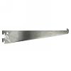 KV 160LL ANO 18, 18in 160 Series Single Slotted Shelf Bracket, with Lock Lever, Anochrome, Knape and Vogt
