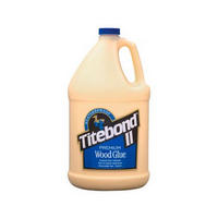 Titebond II Premium Water Resistant Wood Glue 1 Gallon, Honey Cream Color, Dries Translucent/Yellow, Franklin 5006