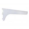 KV 186LL WH 8, 8in 186 Series Single Slotted Shelf Bracket, with Lock Lever, White, Knape and Vogt
