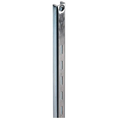 KV 80 ANO 96, 96in 80 Series Single Slotted Shelf Standard, Anochrome, Knape and Vogt