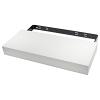 40" X 10" X 3-1/4" Classic Floating Shelf Kit MDF/White Federal Brace 39926