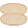 32" Magnum Series 2 Tray Full Round Lazy Susan with Bearings Unfinished Birch/Maple Century Components MAG32FRUF