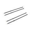 Double Round Gallery Rail 18" L Grey Pack of 2 Sets WE Preferred 0684322453961 25