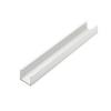 U Channel Utility Molding Satin Clear Anodized 12' Epco 2050-A