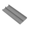 Plastic Track for 1/2" By-Pass Wood Doors Grey 12' Epco 212-G