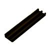 Plastic Track for 1/4" By-Pass Wood/Glass Doors Brown 12' Epco 214-BR