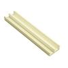 Plastic Track for 1/4" By-Pass Wood/Glass Doors Tan 12' Epco 214-T