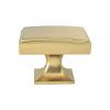 Hearthstone Knob 1-9/16" Long Modern Brushed Gold Berenson 2158-1MDB-P