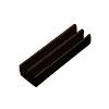 Plastic Upper Guide for 1/4" By-Passing Wood/Glass Doors Brown 12' Epco 2214-BR