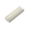 Plastic Upper Guide for 1/4" By-Passing Wood/Glass Doors White 12' Epco 2214-WH