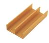 Plastic Upper Guide for 3/4" By-Passing Wood Doors Brown 12' Epco 2234-BR