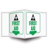 Projection First Aid Sign Northern Safety 15027