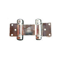 Bommer 1515-632, Louver Door Spring Hinge, Double Acting, Light Duty for 1-1/8 - 1-1/2 Thick Doors, Bright Brass