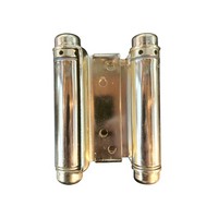 Bommer 3029-4-632, 4in Gate/Spring Hinges, Double Acting for 7/8 - 1-1/4 Thick Doors, Bright Brass