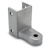 Jacknob 3293, Toilet Door Stainless Steel 110-Degree Mortise Bottom Hinge for 7/8 - 1in Thick Doors, In-Swing &amp; Out-Swing