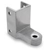 Jacknob 3793, Toilet Door Stainless Steel 110-Degree Mortise Hinge for 7/8 - 1in Thick Doors, In-Swing & Out-Swing