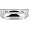 Campaign L-Bracket Cup Pull 3-3/4" Center to Center Polished Chrome Atlas Homewares 382-CH