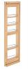 3" W x 42" H Pull-Out Between Cabinet Wall Filler with Soft-Close Rev-A-Shelf 432-WFBBSC42-3C