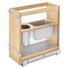 8-7/16" x 20-3/8" Vanity Base Cabinet Organizer Pull-Out with Soft-Close Rev-A-Shelf 445-VCG20SC-8
