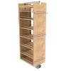 14" Wood Tall Cabinet Pullout Pantry Organizer with Soft-Close 51" Tall Rev-A-Shelf 448-TPF51-14-1