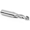 Amana Tool 46174, Compression Spiral Solid Carbide Bit, 2 Flute, 1/2 Shank, D - 3/8, h - 1in, B1 - 9mm, d - 1/2, L - 3in