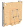 Universal Holder Pullout Maple Rev-A-Shelf 4UH-BC-9C