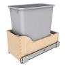 Single 20 Quart Bottom Mount Vanity Waste Container Rev-A-Shelf 4WCSC-1220-19-1