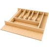 Pallet of (48) 24" Right Fit Shallow Cutlery Drawer Insert Maple Rev-A-Shelf 4WCT-24SH-1-48