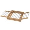 21" Wood Drying Rack with Soft-Close Slides Maple Rev-A-Shelf 4WDR-24HSC-1