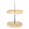 32" Wood Full Circle 2 Shelf Lazy Susan Natural Maple Independently Rotating Rev-A-Shelf 4WLS072-32-52