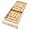 18" Tiered Cutlery Drawer for Face Frame Construction No Slides Maple Rev-A-Shelf 4WTCD-21H-1
