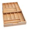 22-1/2" Frameless Tiered Cutlery Drawer with Soft-Close Slides Maple Rev-A-Shelf 4WTCD-572HFLSC-1
